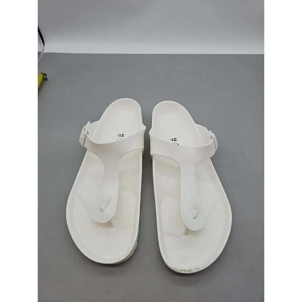 BIRKENSTOCK GIZEH EVA WHITE Size Mens 13 EUC